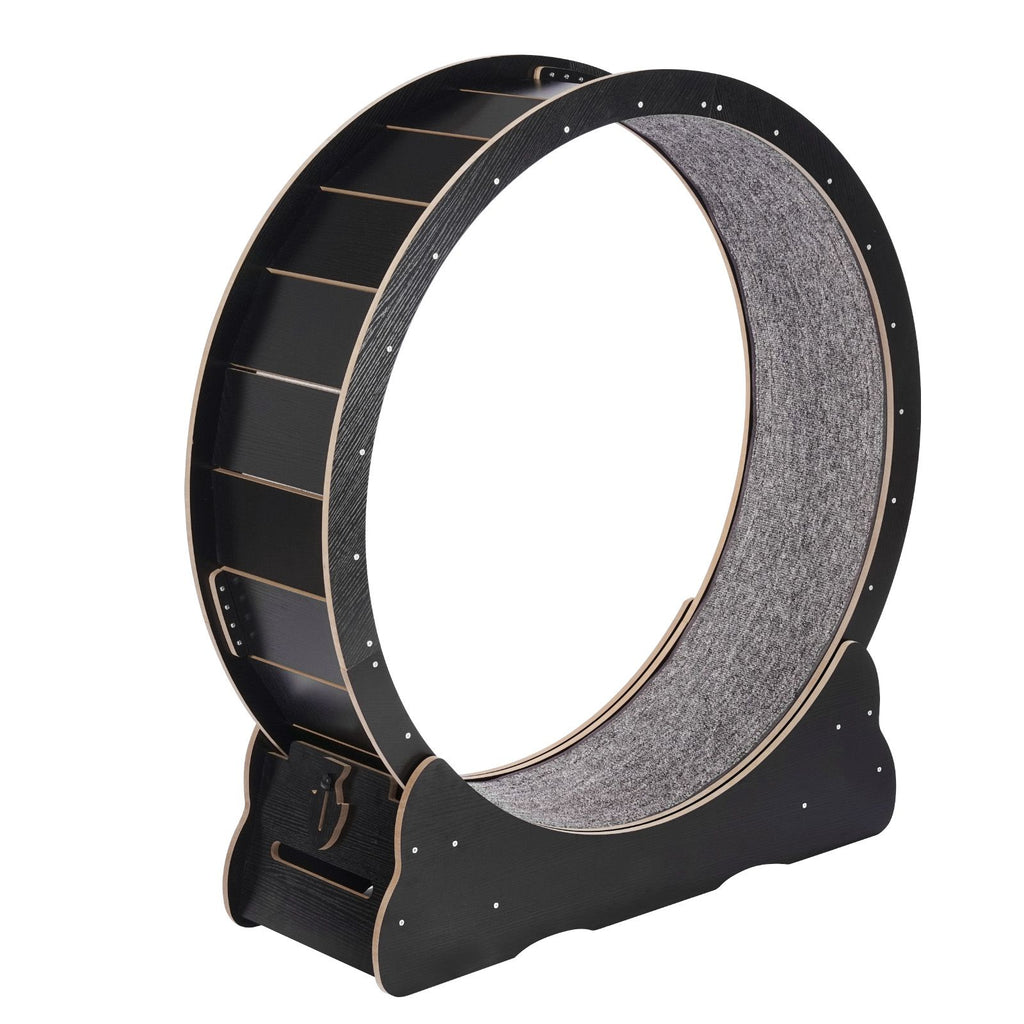 43.3" furniture-style Cat Exercise Wheel: Silent Running for Happy, Healthy Indoor Cats