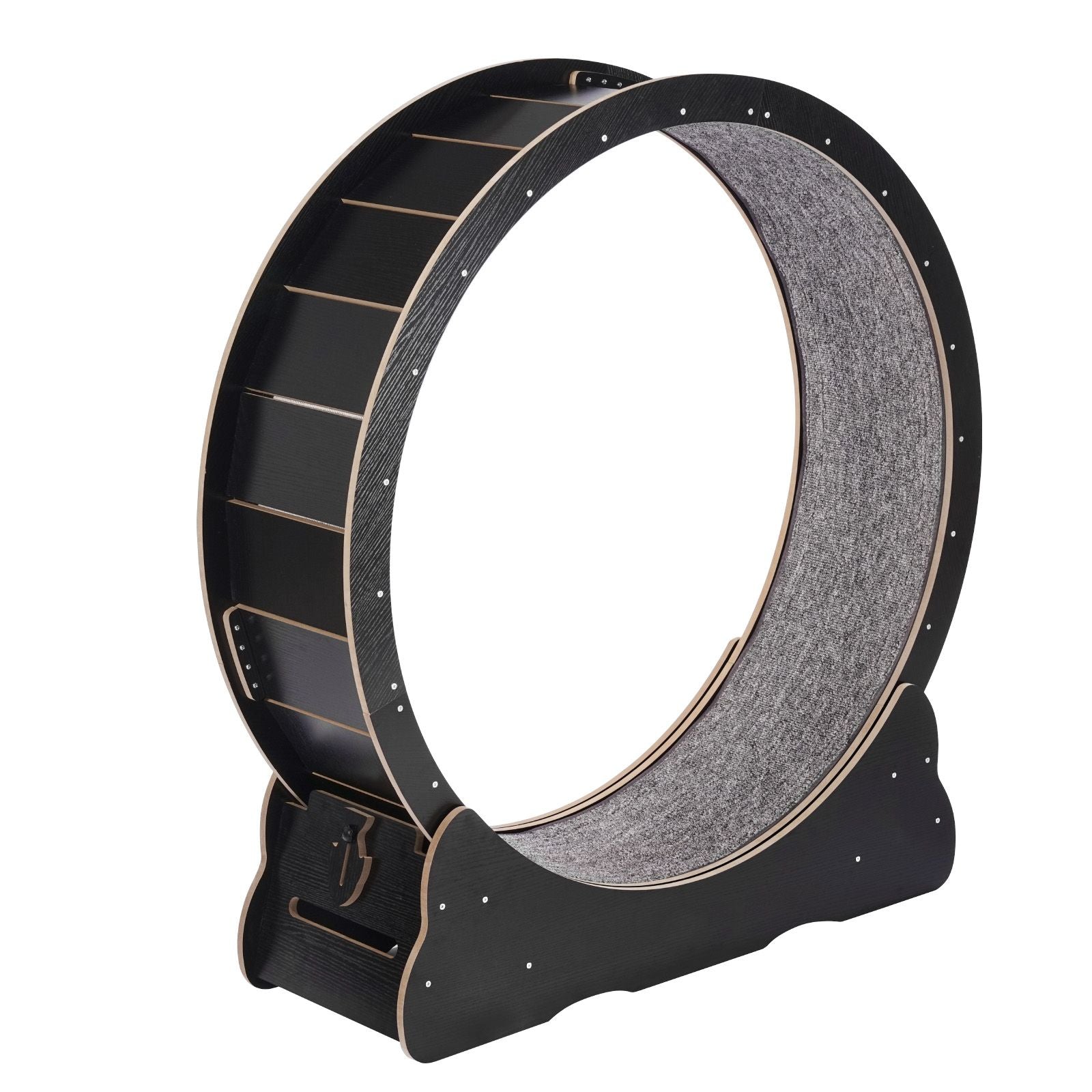 43.3" furniture-style Cat Exercise Wheel: Silent Running for Happy, Healthy Indoor Cats