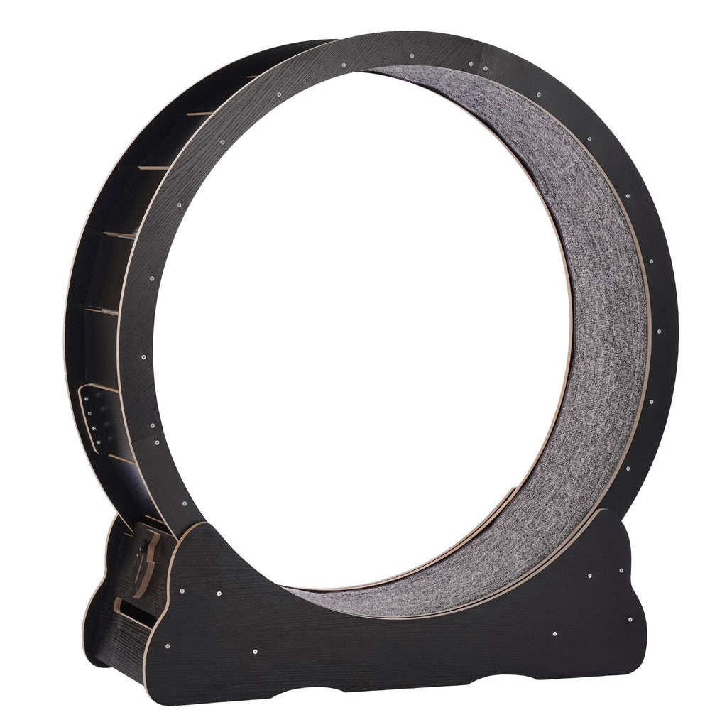 43.3" furniture-style Cat Exercise Wheel: Silent Running for Happy, Healthy Indoor Cats