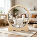 furniture-style Cat Exercise Wheel – Spacious, Quiet & Safe for Large Cats