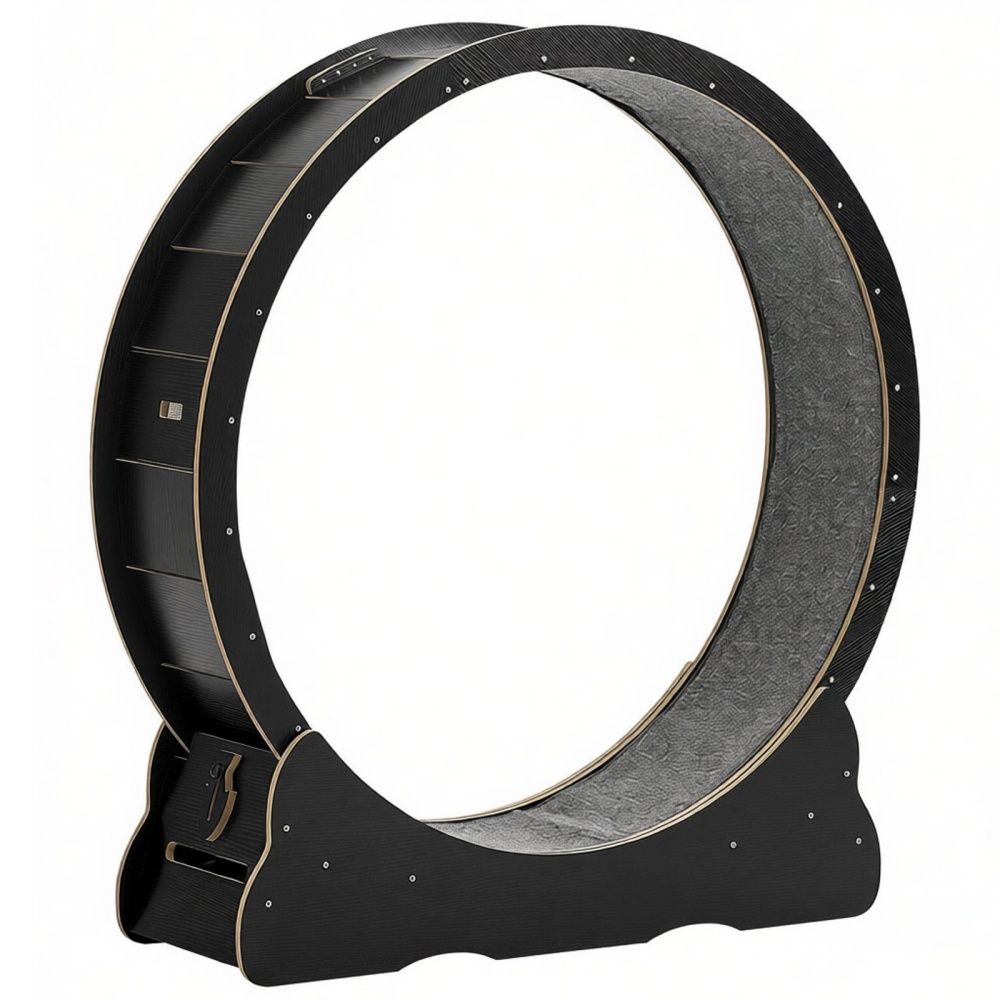 Spacious Cat Exercise Wheel for Medium to Large Cats – Quiet & Safe