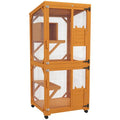 Rolling furniture-style Cat House – Large Catio Enclosure for 1-3 Cats