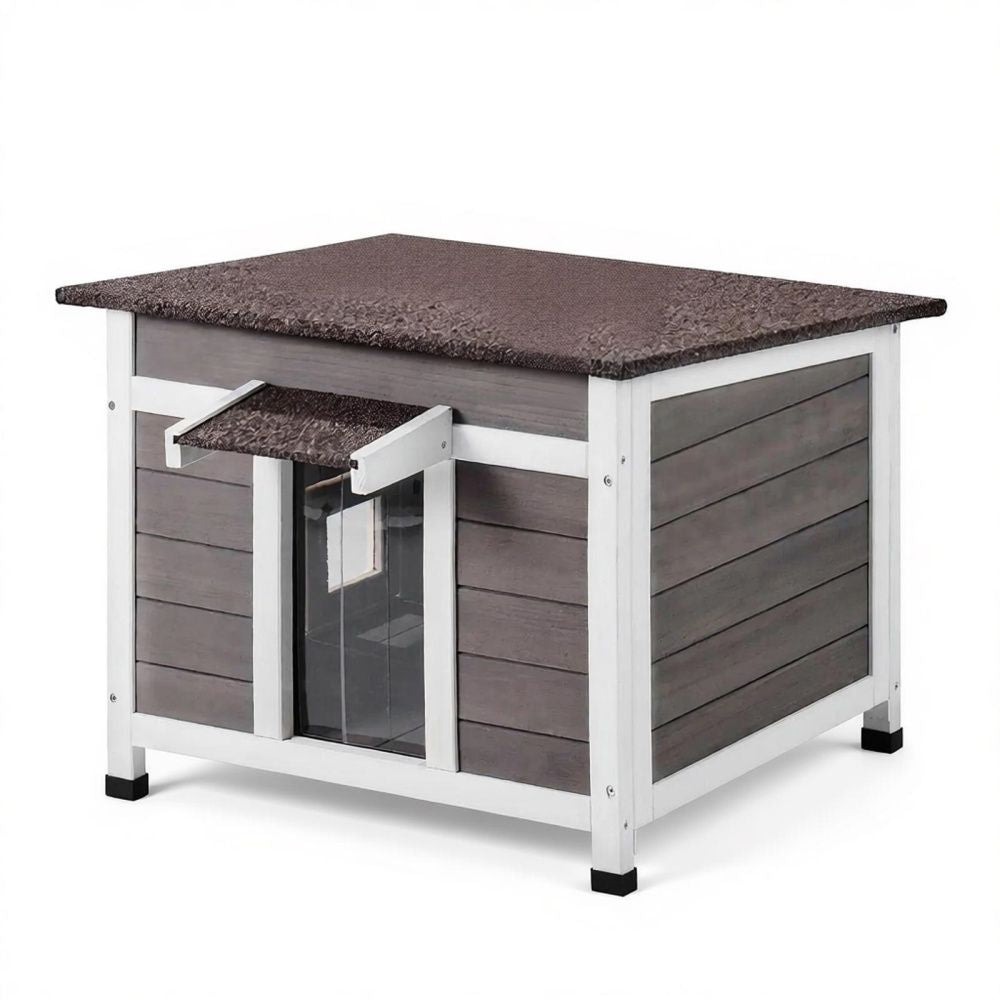 everyday Fir furniture-style Outdoor Cat Shelter with water-ready Protection