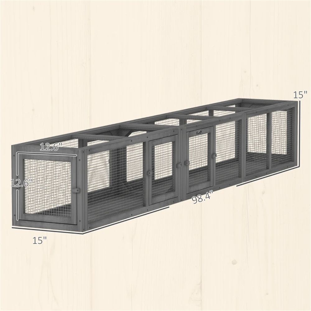 furniture-style Cat Tunnel with Eight Doors – Flexible, Combinable Design