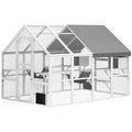 Spacious furniture-style Catio with water-ready Cover – Perfect for 3-6 Cats