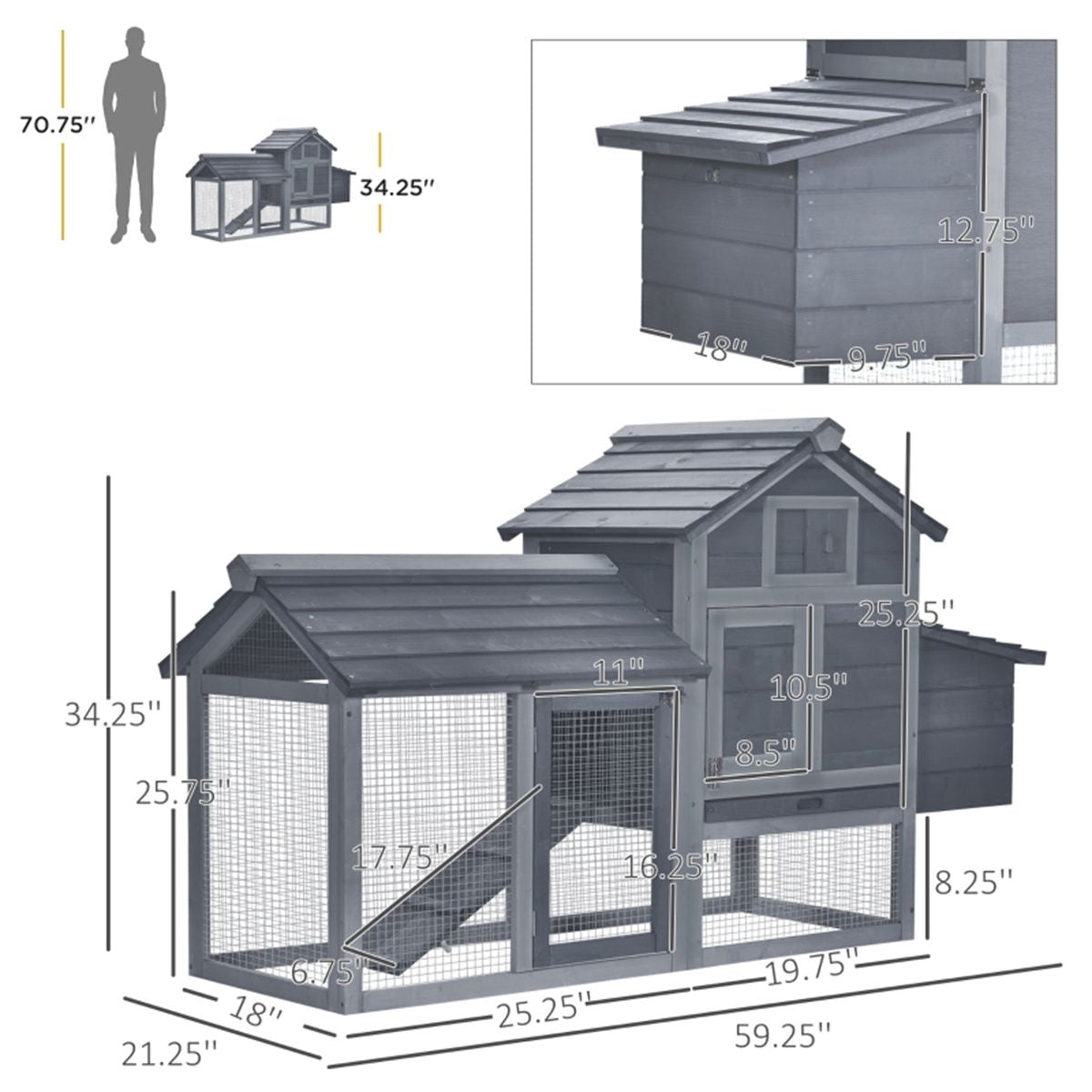 Give Your Flock a Cozy Home with This Wooden Chicken Coop