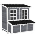 Spacious furniture-style Chicken Coop with Nesting Box & Easy-Clean Tray