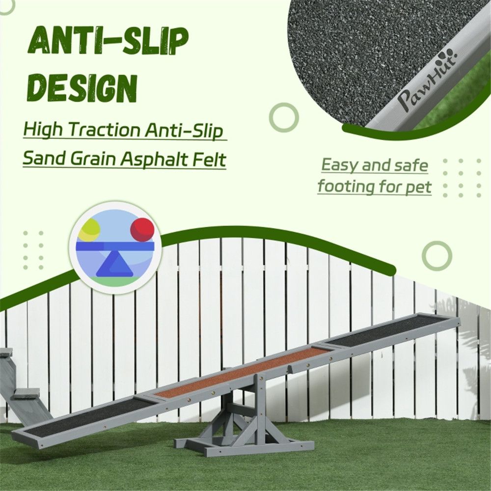 Boost Your Dog's Agility with This Fun Wooden Seesaw