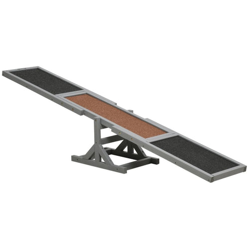 Boost Your Dog's Agility with This Fun Wooden Seesaw