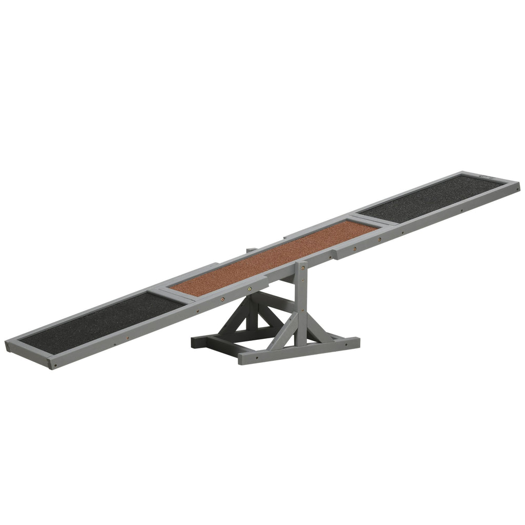 Give Your Dog Fun, Confident Training with This Wooden Agility Seesaw