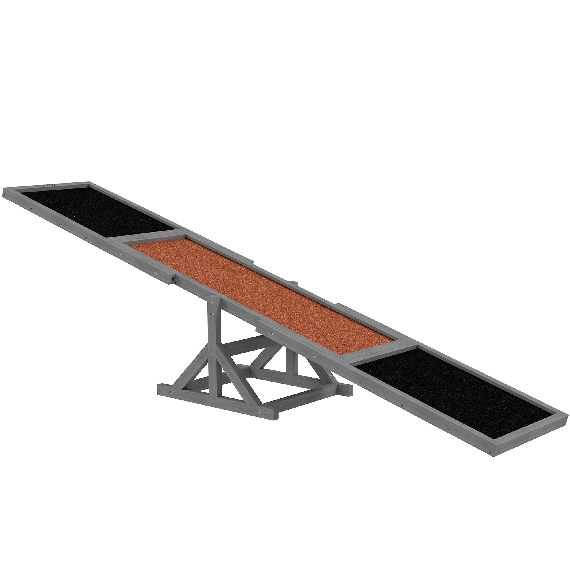 Boost Your Dog's Confidence with This Wooden Agility Seesaw