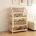 Three-Tier furniture-style Hamster Cage with Storage and Accessories