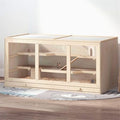 Multi-Level furniture-style Hamster Cage with 1000 Sq In Space