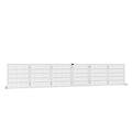 6-Panel Folding furniture-style Pet Gate with Support for Small & Medium Dogs