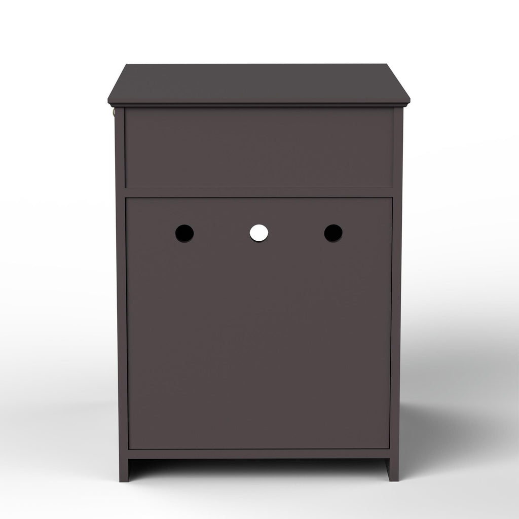 furniture-style Cat Litter Box Enclosure with Drawer – Side Table Design