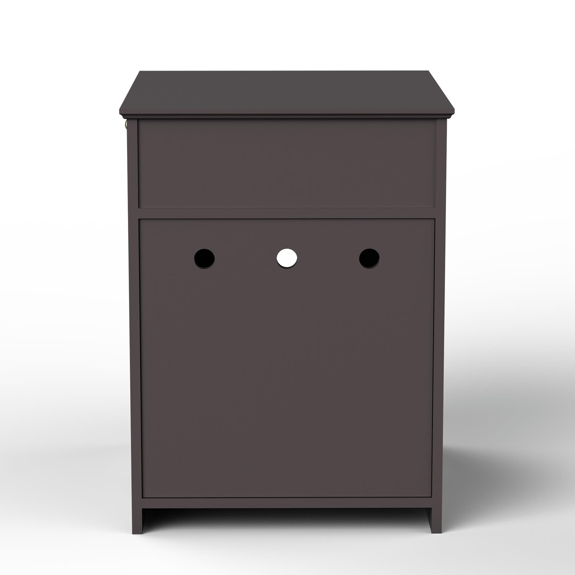 furniture-style Cat Litter Box Enclosure with Drawer – Side Table Design