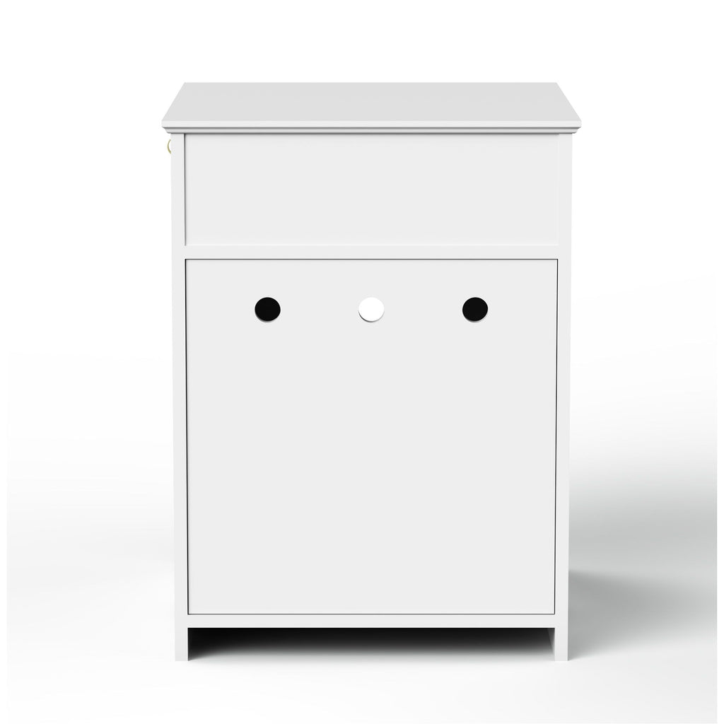 furniture-style Cat Litter Box Enclosure with Drawer, Side Table & Nightstand