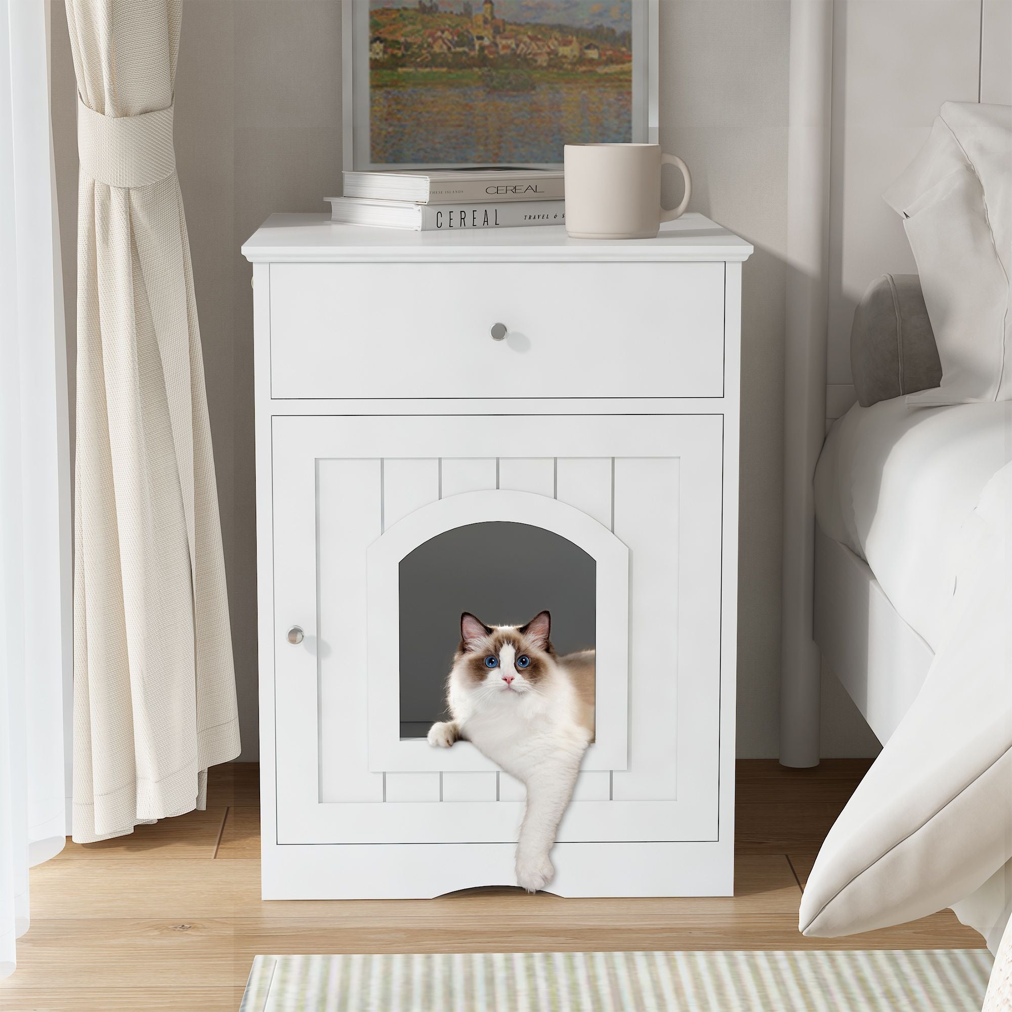 Transform Your Cat's Litter Box Into a Stylish Side Table