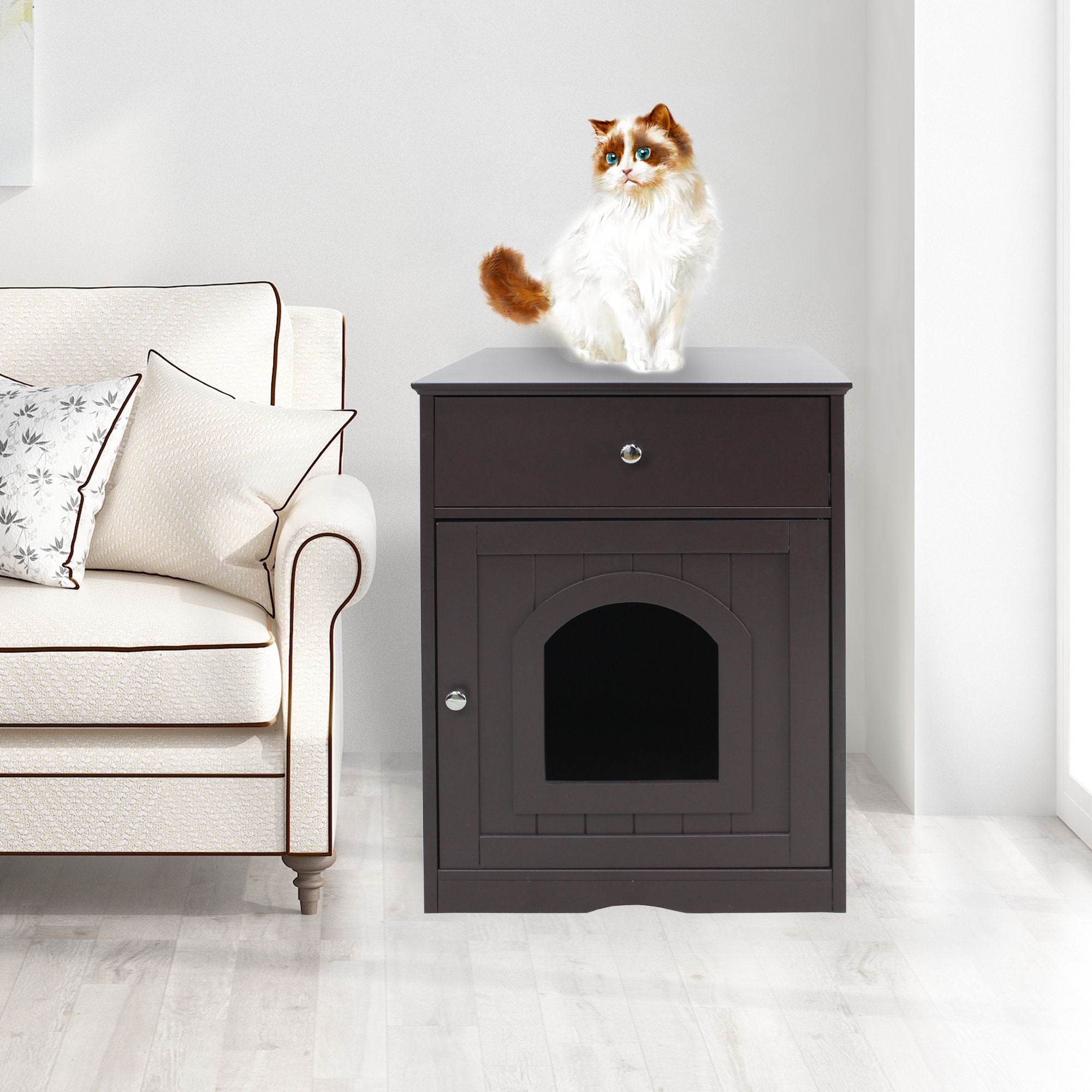 Transform Your Cat's Litter Box Into a Stylish Side Table
