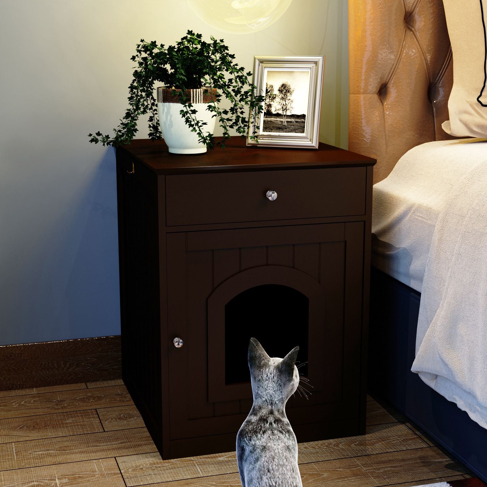 Transform Your Cat's Litter Box Into a Stylish Side Table