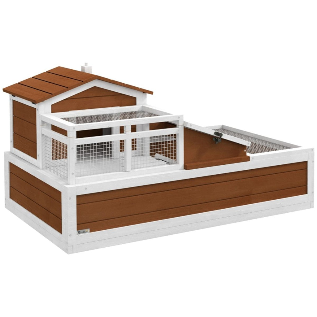 Extra Large Two-Story Tortoise Habitat with Mesh Top