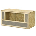 Ventilated Reptile Enclosure with Sliding Viewing Doors